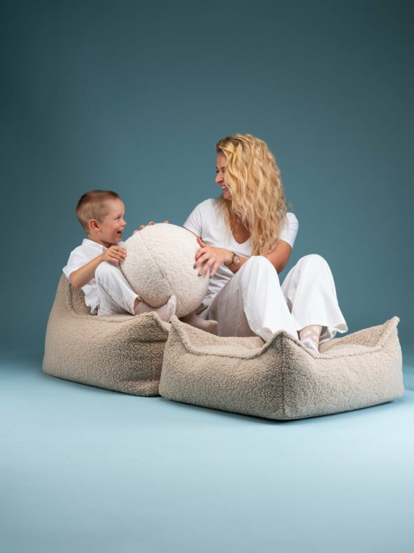 Wigiwama Zitzak Stoel - Biscuit Teddy - Afbeelding 9