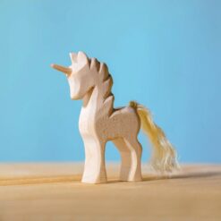 Bumbu Toys Baby Unicorn Naked handgemaakt hout houten speelgoed waldorf