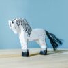 Bumbu Toys Wit Paard handgemaakt hout houten speelgoed dier natuur waldorf montesorri cadeau spelen natuurlijk