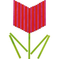 Goki Bouwblokken Gekleurd houten plankjes kapla natuurlijk duurzaam gifvrij hout houten speelgoed duotsland europa bouwen cadeautip spelen montessori seizoenstafel thema thematafel vrije school antroposofisch bloem