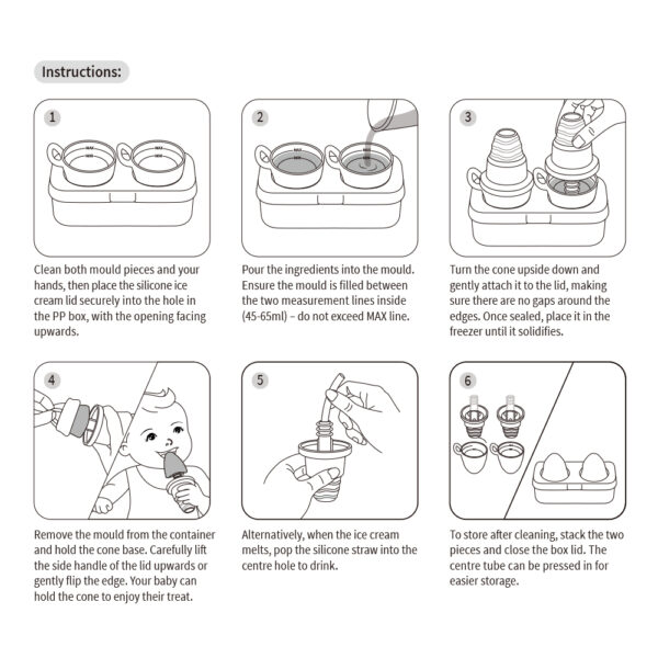 Haakaa-Freeze-N-Sip-ijsvorm-set-instructies