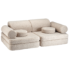 Wigiwama Settee Sofa - Biscuit Teddy