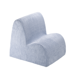Wigiwama Stoel Wolk - Blueberry Blue Rib