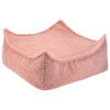 Wigiwama Poef Vierkant - Pink Teddy Guava