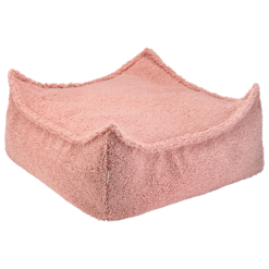 Wigiwama Poef Vierkant - Pink Teddy Guava