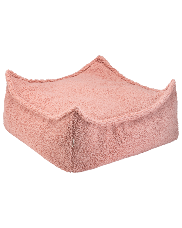 Wigiwama Poef Vierkant - Pink Teddy Guava
