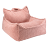 Wigiwama Zitzak Stoel - Teddy guava Pink