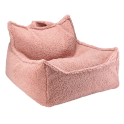 Wigiwama Zitzak Stoel - Teddy guava Pink