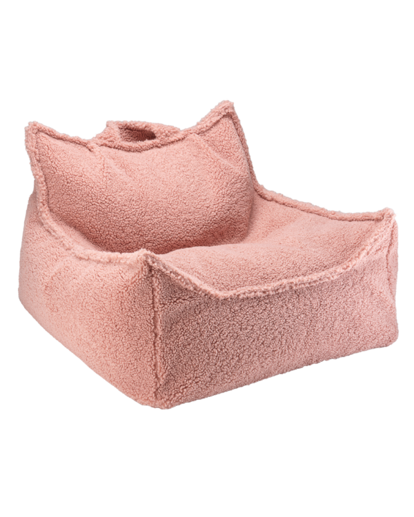 Wigiwama Zitzak Stoel - Teddy guava Pink