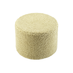 Wigiwama Poef Rond - Matcha Teddy