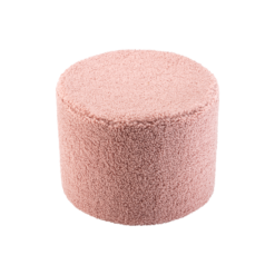 Wigiwama Poef Rond - Pink Guava Teddy