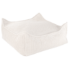 Wigiwama Poef Vierkant - Marshmallow Rib