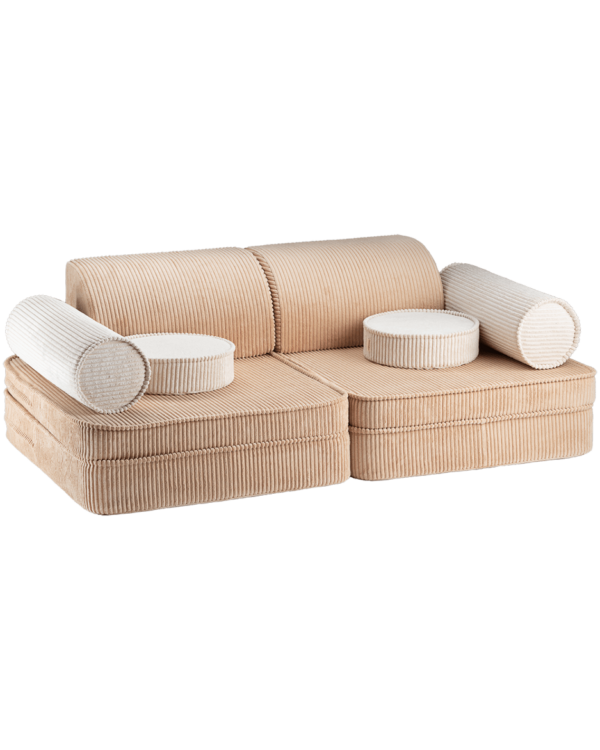 Wigiwama Settee Sofa - Brown Sugar Rib