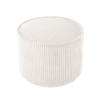 Wigiwama Poef Rond - Marshmallow Rib