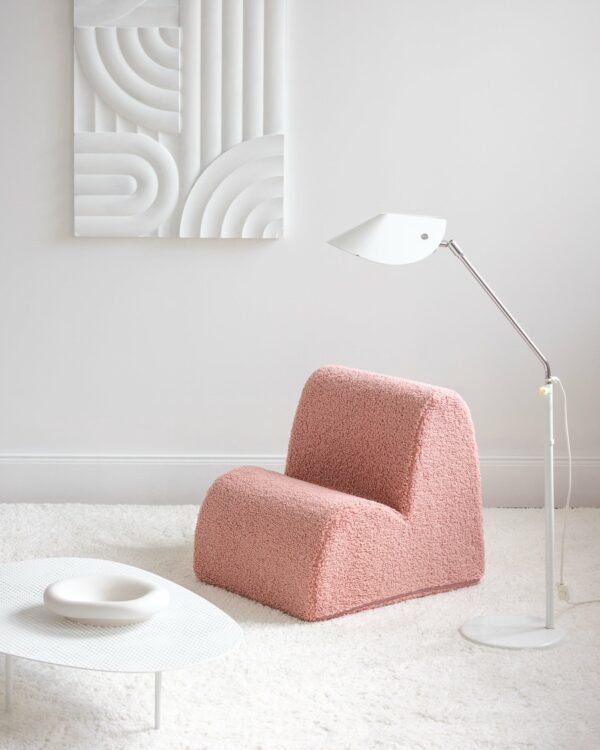 Wigiwama Stoel Wolk - Pink Guava Teddy - Afbeelding 2