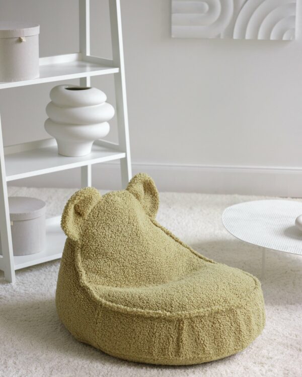 Wigiwama Zitzak Beer - Matcha Teddy - Afbeelding 2
