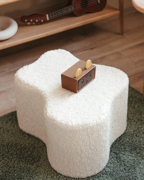 Wigiwama Poef Wolk - Cream White Teddy - Afbeelding 2