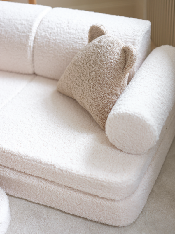 Wigiwama Settee Sofa - Cream White Teddy - Afbeelding 4