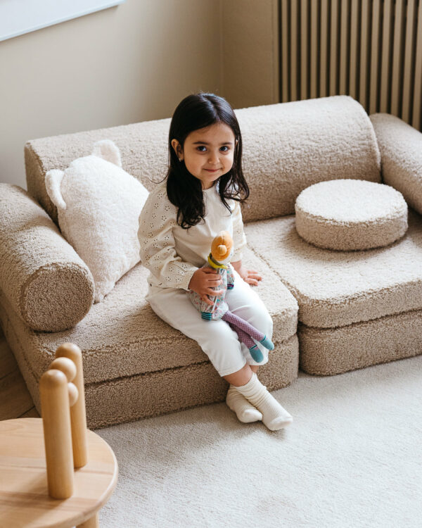 Wigiwama Settee Sofa - Biscuit Teddy - Afbeelding 5