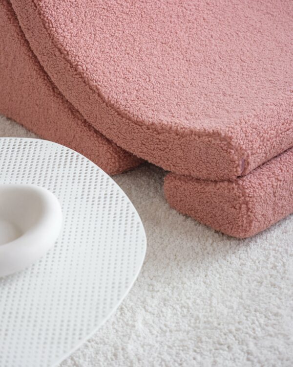 Wigiwama Maan Stoel - Pink Guava Teddy - Afbeelding 4