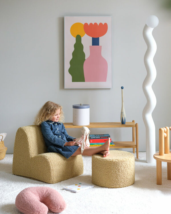 Wigiwama Stoel Wolk - Marshmallow Rib - Afbeelding 6