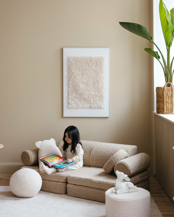 Wigiwama Settee Sofa - Biscuit Teddy - Afbeelding 6
