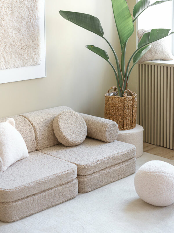 Wigiwama Settee Sofa - Biscuit Teddy - Afbeelding 7
