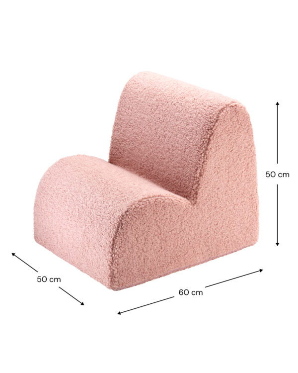 Wigiwama Stoel Wolk - Pink Guava Teddy - Afbeelding 8