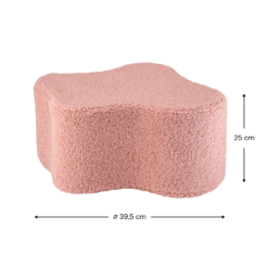 Wigiwama Poef Wolk - Pink