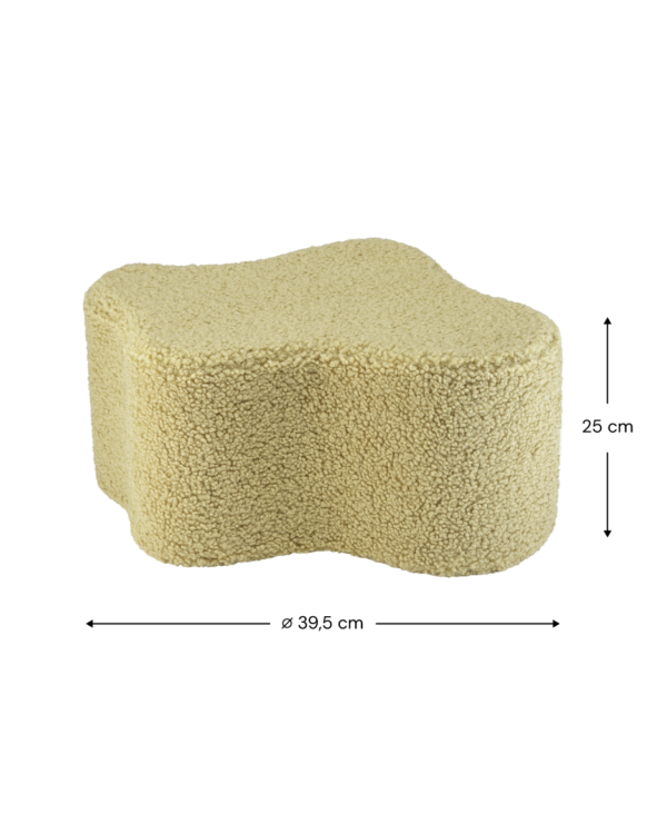 Wigiwama Poef Wolk - Matcha Teddy - Afbeelding 7