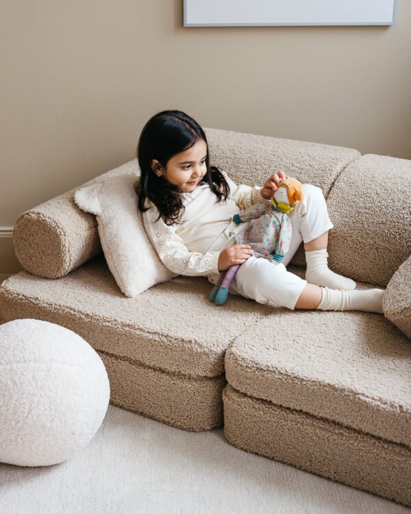 Wigiwama Settee Sofa - Biscuit Teddy - Afbeelding 9