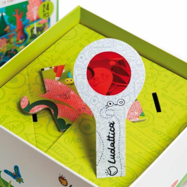 Ludattica secret puzzel bos vergrootglas