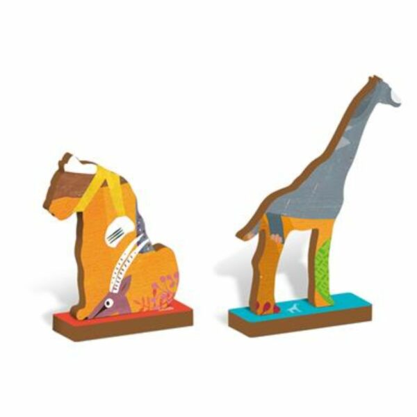 Ludattica woody puzzel savanne dierstukjes