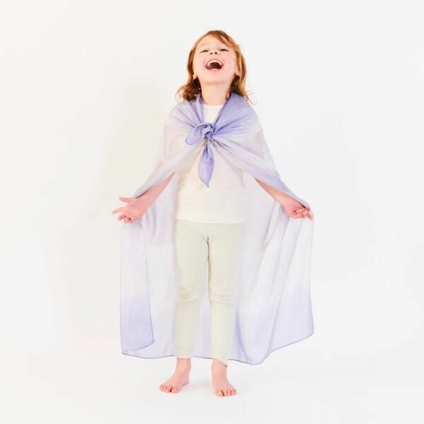 Sarah's Silks earth classic steen speelzijde cape