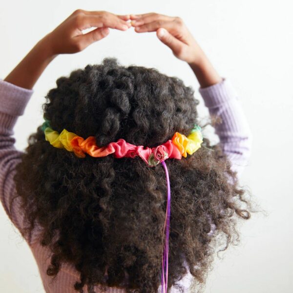 Sarah's Silks garland rainbow