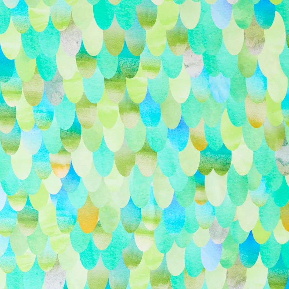 Sarah's Silks Dino Speelzijde 90x90 Groen