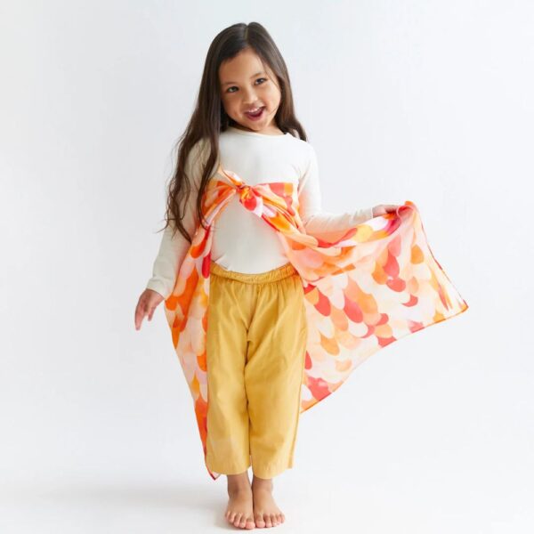 Sarah's Silks dino speelzijde rood kind