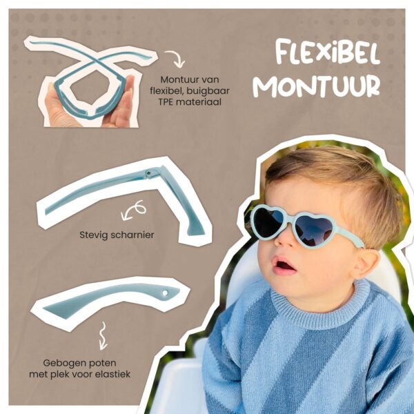 Maesy Kinderzonnebril Maes - 0 t/m 2 jaar - Afbeelding 4