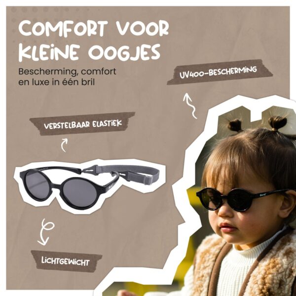 Maesy Kinderzonnebril Noah - 0 t/m 2 jaar - Afbeelding 3