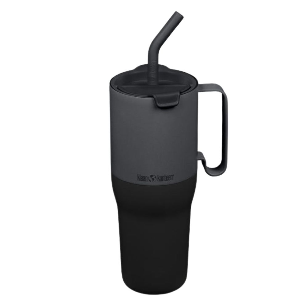 Klean Kanteen Rise Thermosbeker met rietje - 1065 ml Asphalt