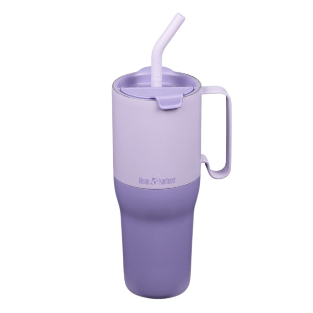 Klean Kanteen Rise Thermosbeker met rietje - 1065 ml Orchid Bloom