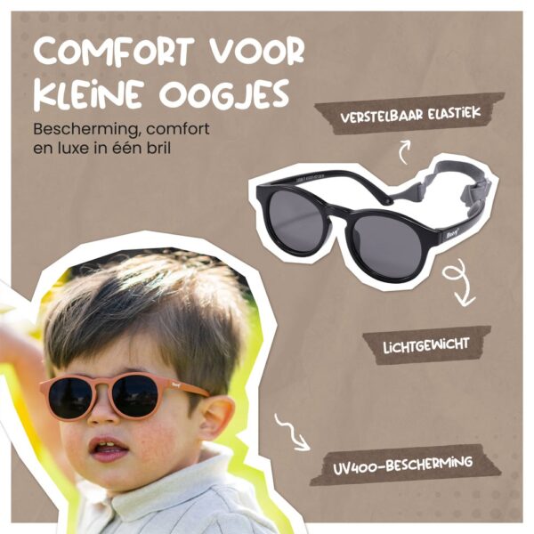 Maesy Kinderzonnebril Bowi - 1 t/m 3 jaar - Afbeelding 3