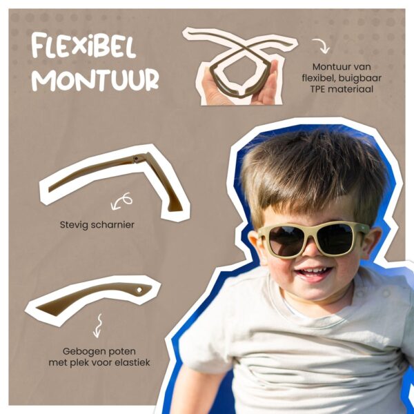 Maesy Kinderzonnebril Luca - 1 t/m 3 jaar - Afbeelding 5