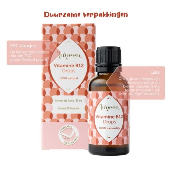 Laveen Drops Vitamine B12 - Afbeelding 3