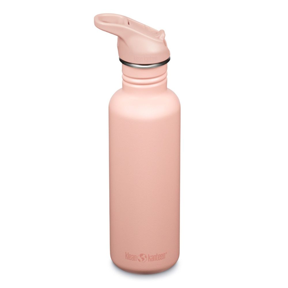 Klean Kanteen Classic 800 ml - Lekvrij Peach Parfair afbeelding