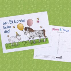 bloeikaart fien en teun bijzondere dag