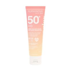 Alphanova Sun gezichtszonnebrand SPF50+ met natuurlijke glow en zonder witte waas