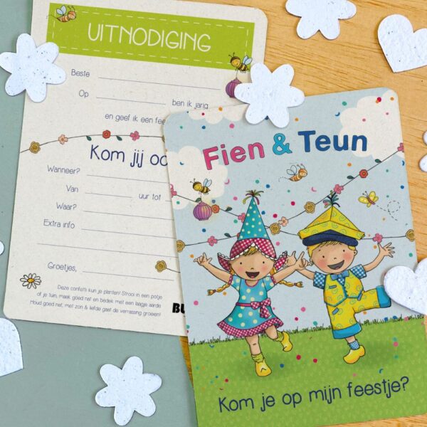 fien en teun - uitnodigingen