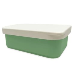 smikkels broodtrommel met silicone deksel groen