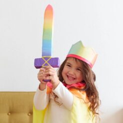 Sarah's Silks zacht regenboog speelzwaard voor kinderen